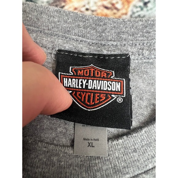 Harley Davidson Smoky Mountain Eagle Graphic T-Shirt‎ Mens XL Biker Tee - Picture 3 of 6